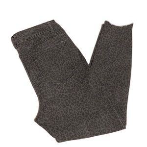 Jolt, Leopard Print, 5-Pocket, Skinny Distressed ankle jeans, Multi, 11/30W